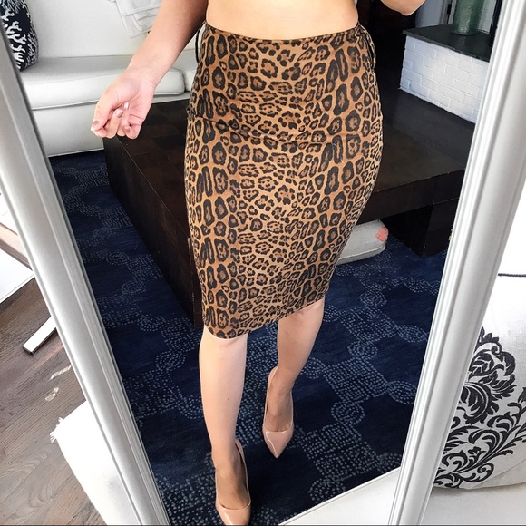 Jane Norman Dresses & Skirts - Leopard Pencil Midi Skirt 🐆